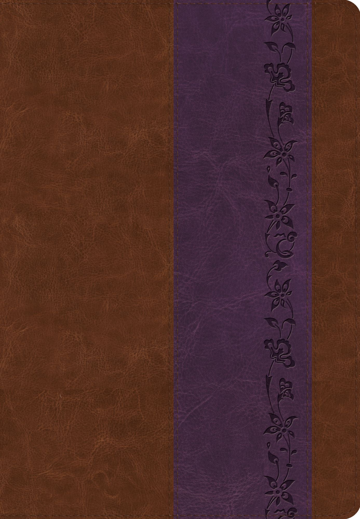 ESV Giant Print Bible (TruTone, Brown/Purple, Iris Design)