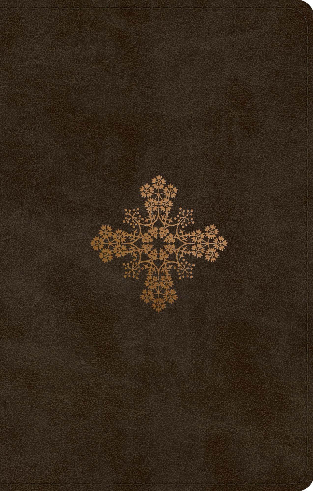 ESV UltraThin Bible (TruTone, Olive, Floral Cross Design)