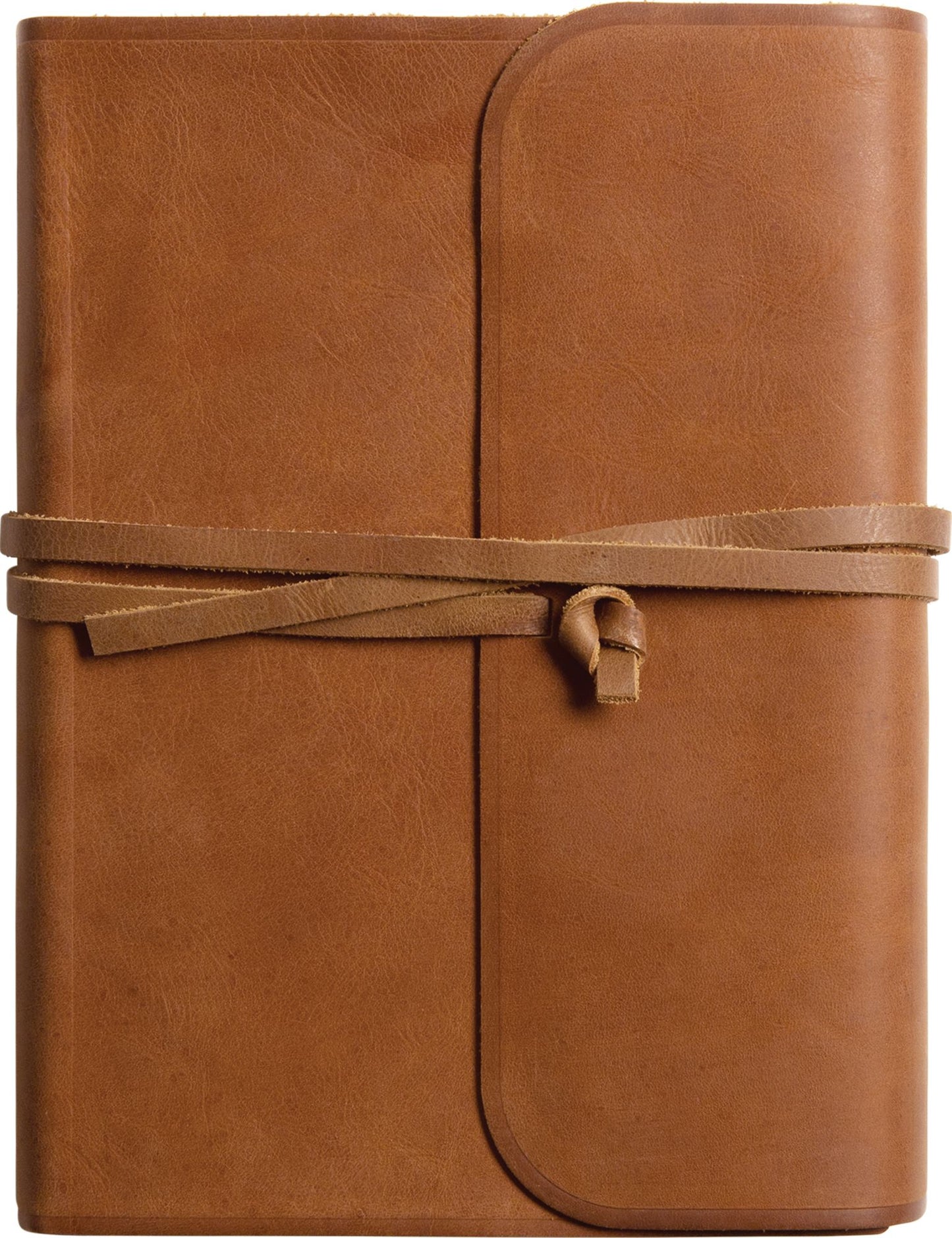 ESV Single Column Journaling Bible, Large Print (Brown, Flap with Strap)