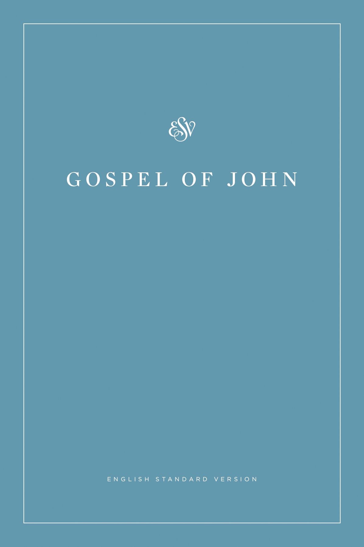 ESV Gospel of John (Paperback, Blue Design)
