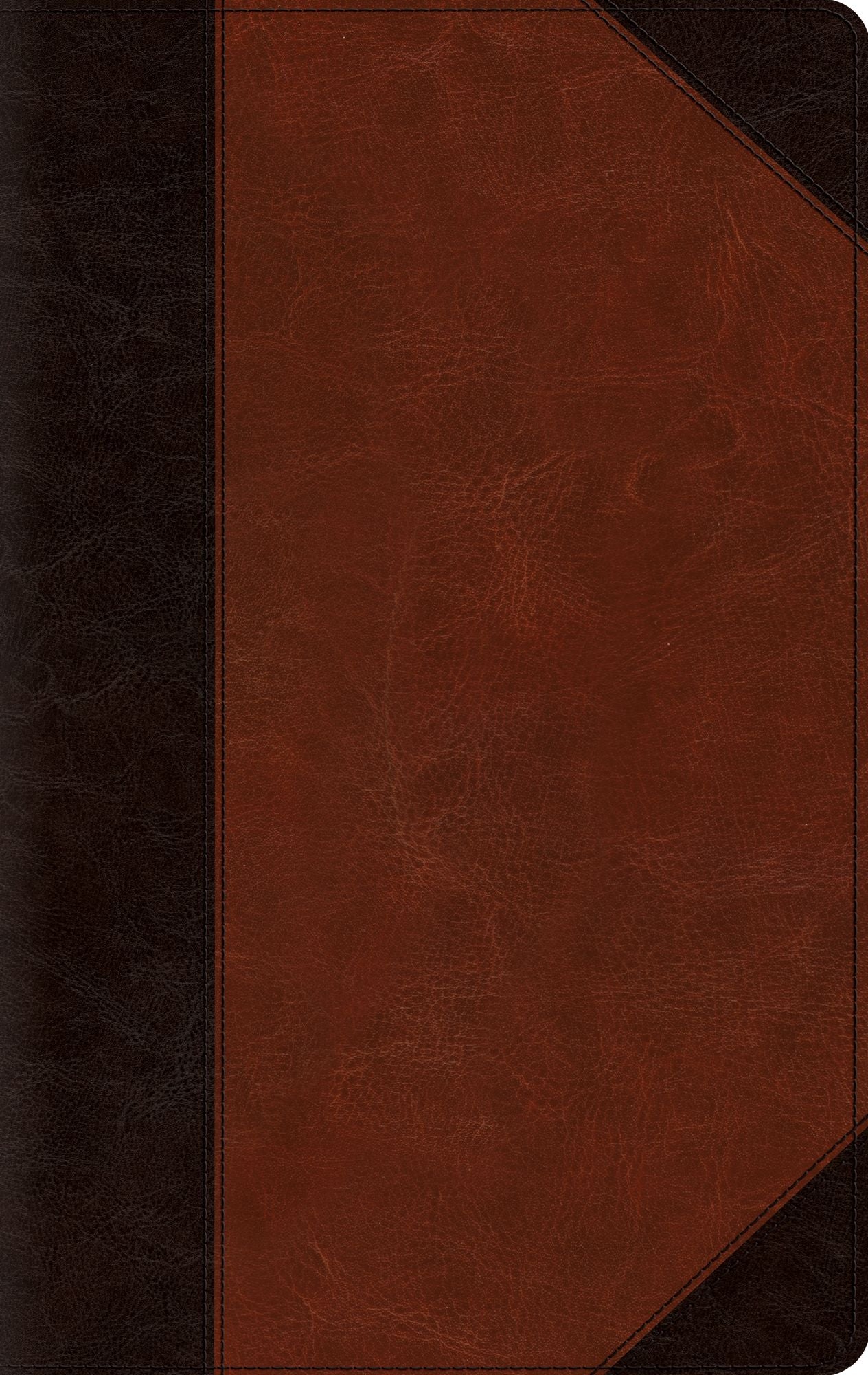 ESV Large Print Thinline Bible (TruTone, Brown/Cordovan, Portfolio Design)