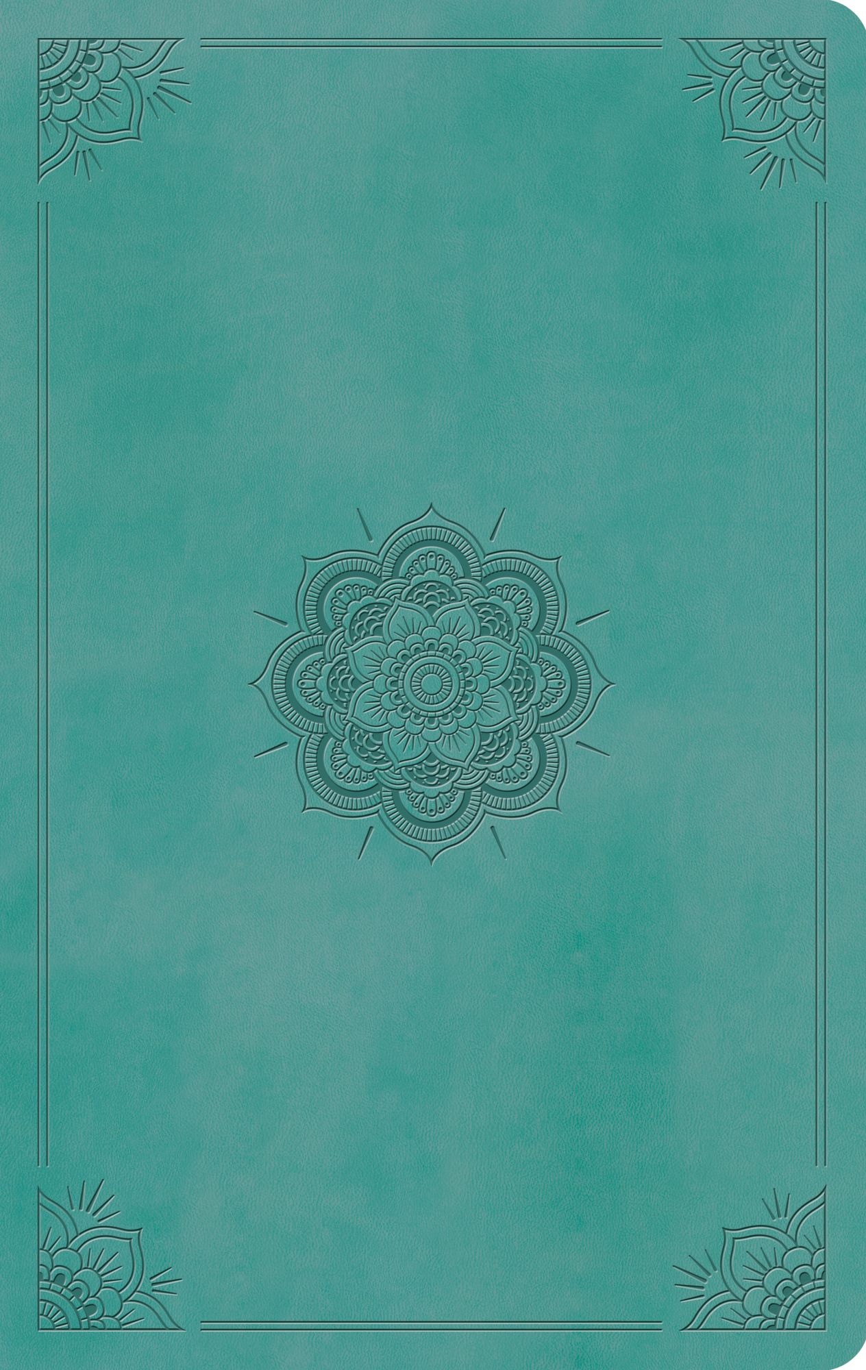 ESV Large Print Value Thinline Bible (Trutone, Turquoise, Emblem Design)