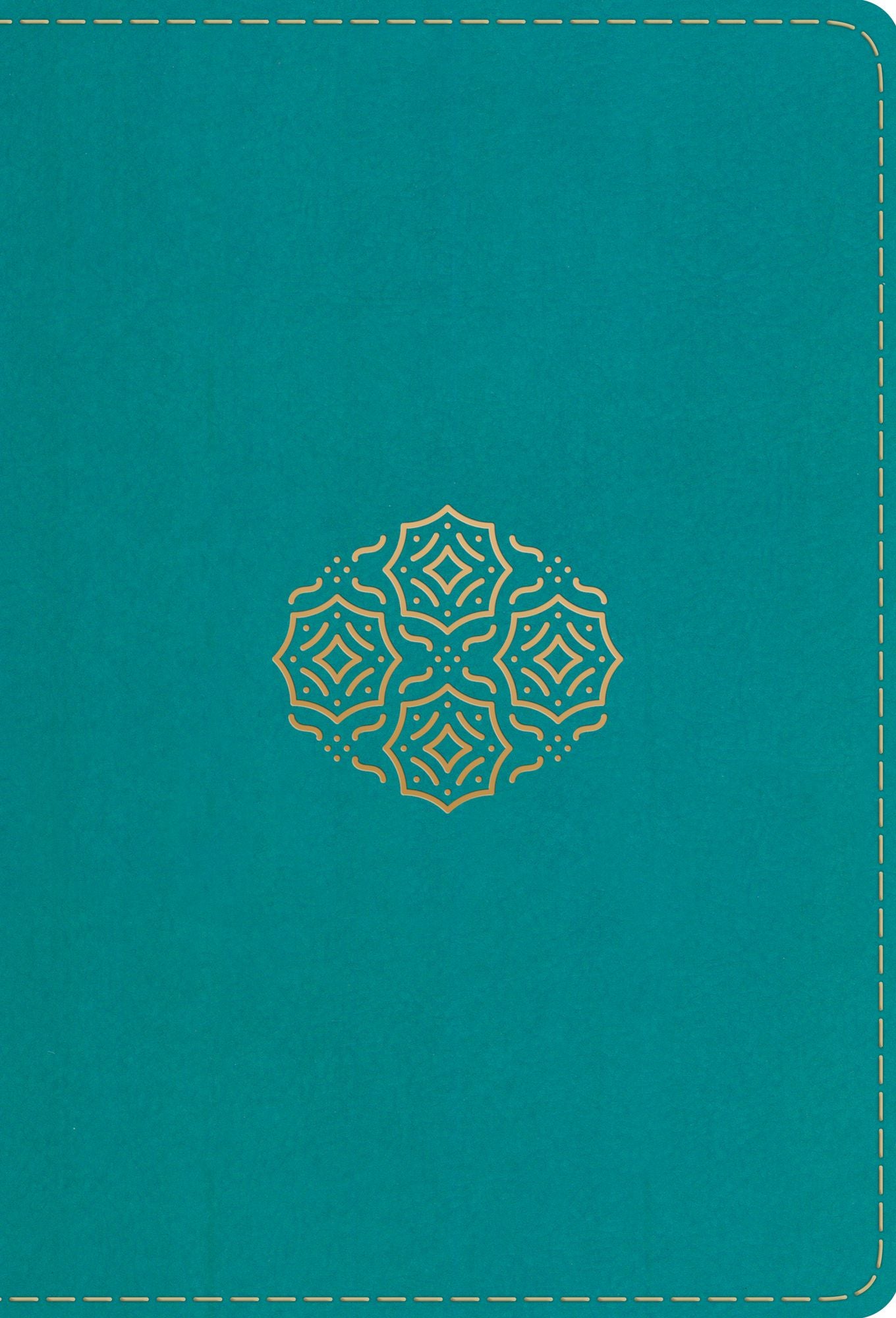 ESV Large Print Compact Bible (TruTone, Teal, Bouquet Design)