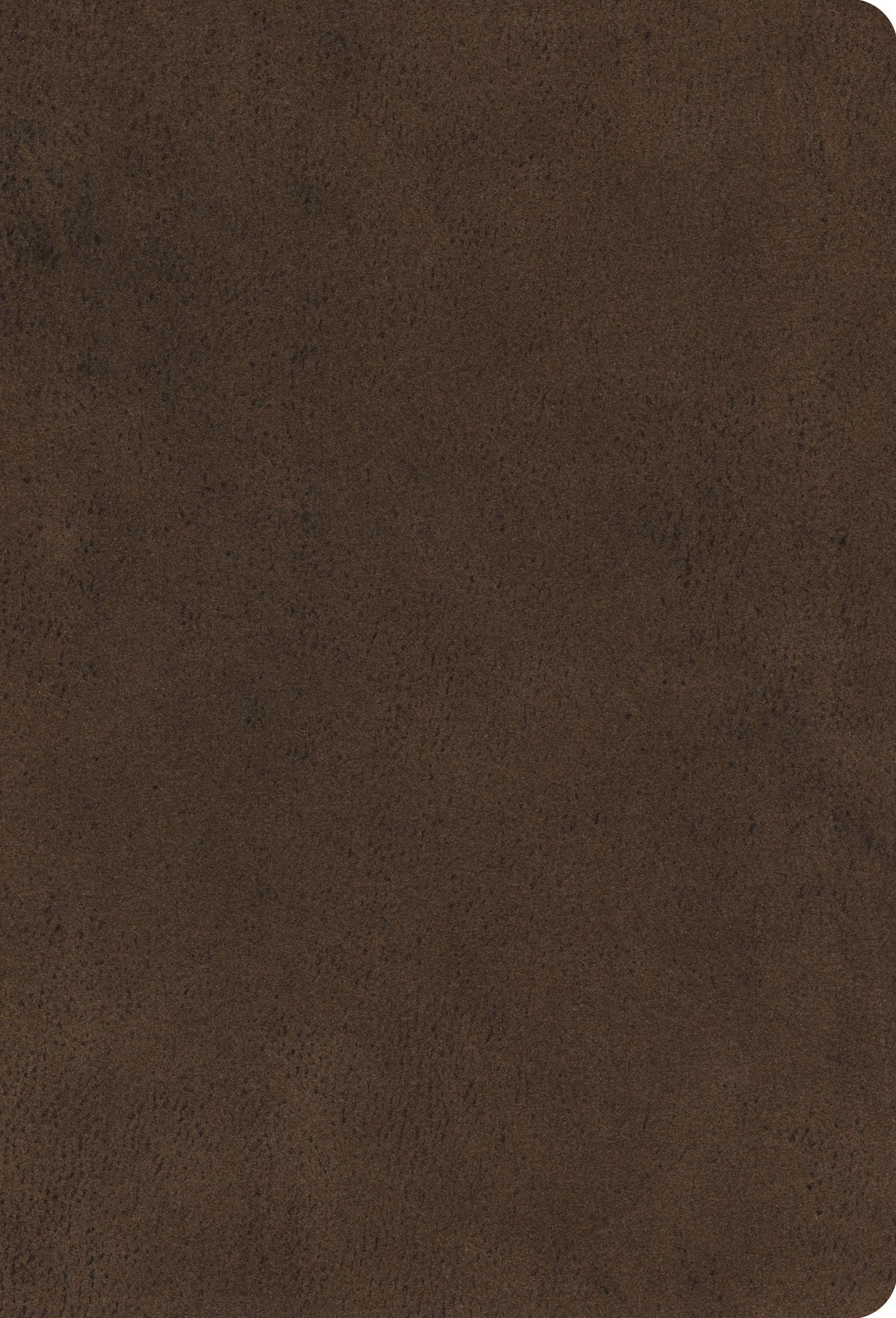 ESV Large Print Compact Bible (Microsuede, Brown)