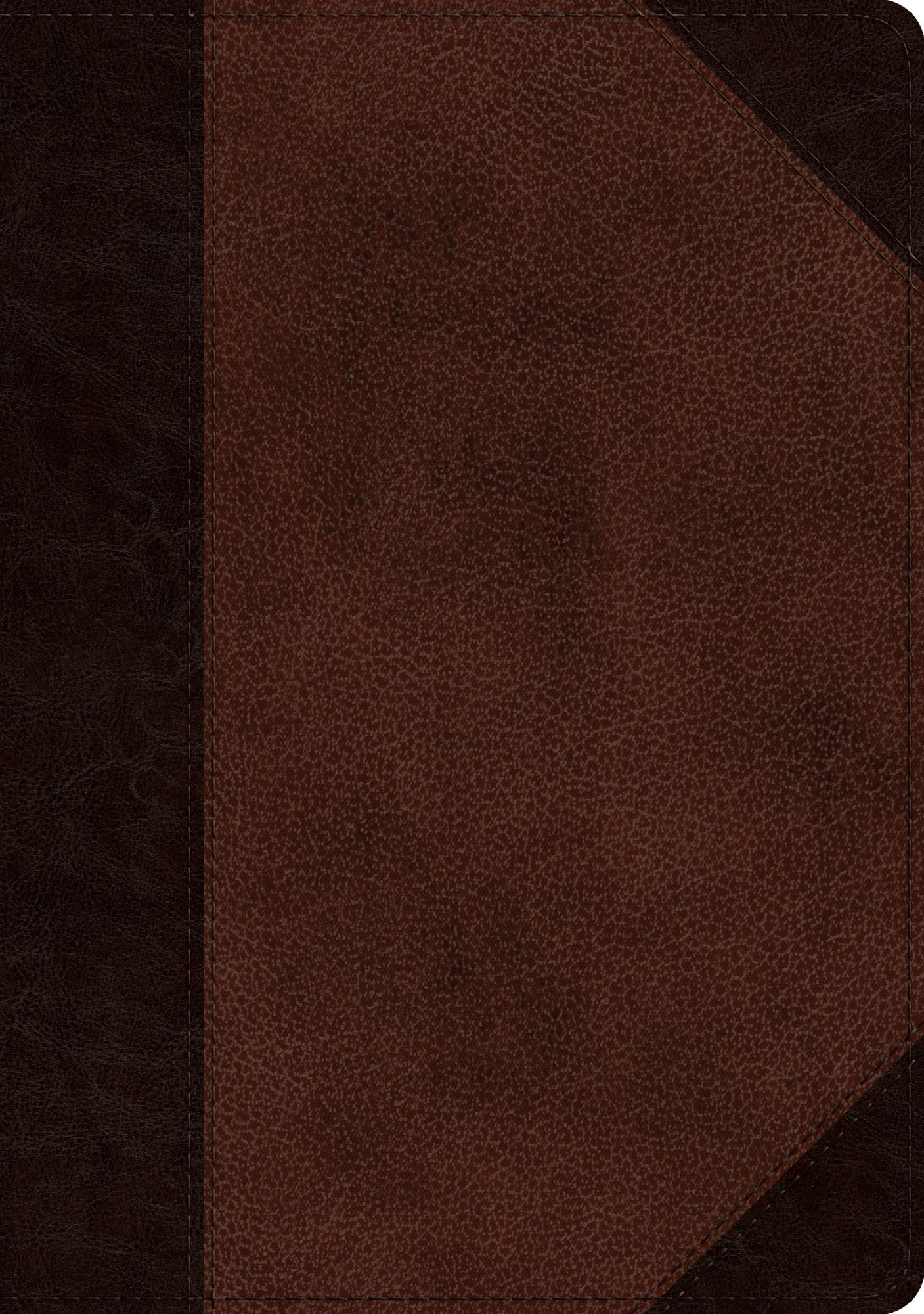 ESV Single Column Journaling Bible, Large Print (TruTone, Brown/Walnut, Portfolio Design)