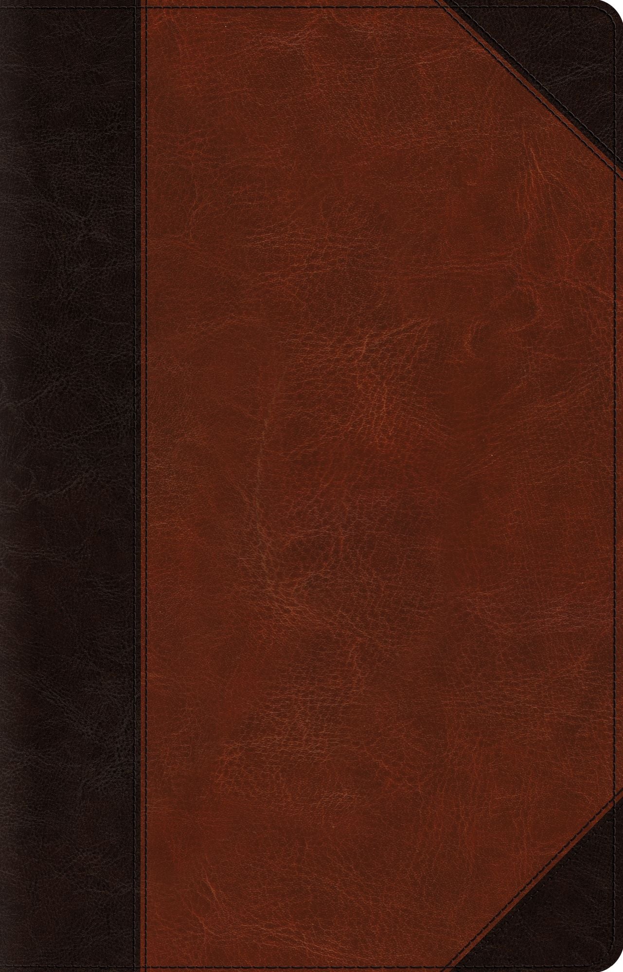 ESV Large Print Thinline Reference Bible (TruTone, Brown/Cordovan, Portfolio Design)