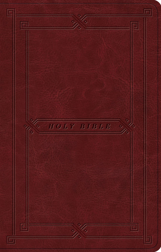 ESV Premium Gift Bible (TruTone, Cordovan, Vintage Frame Design)