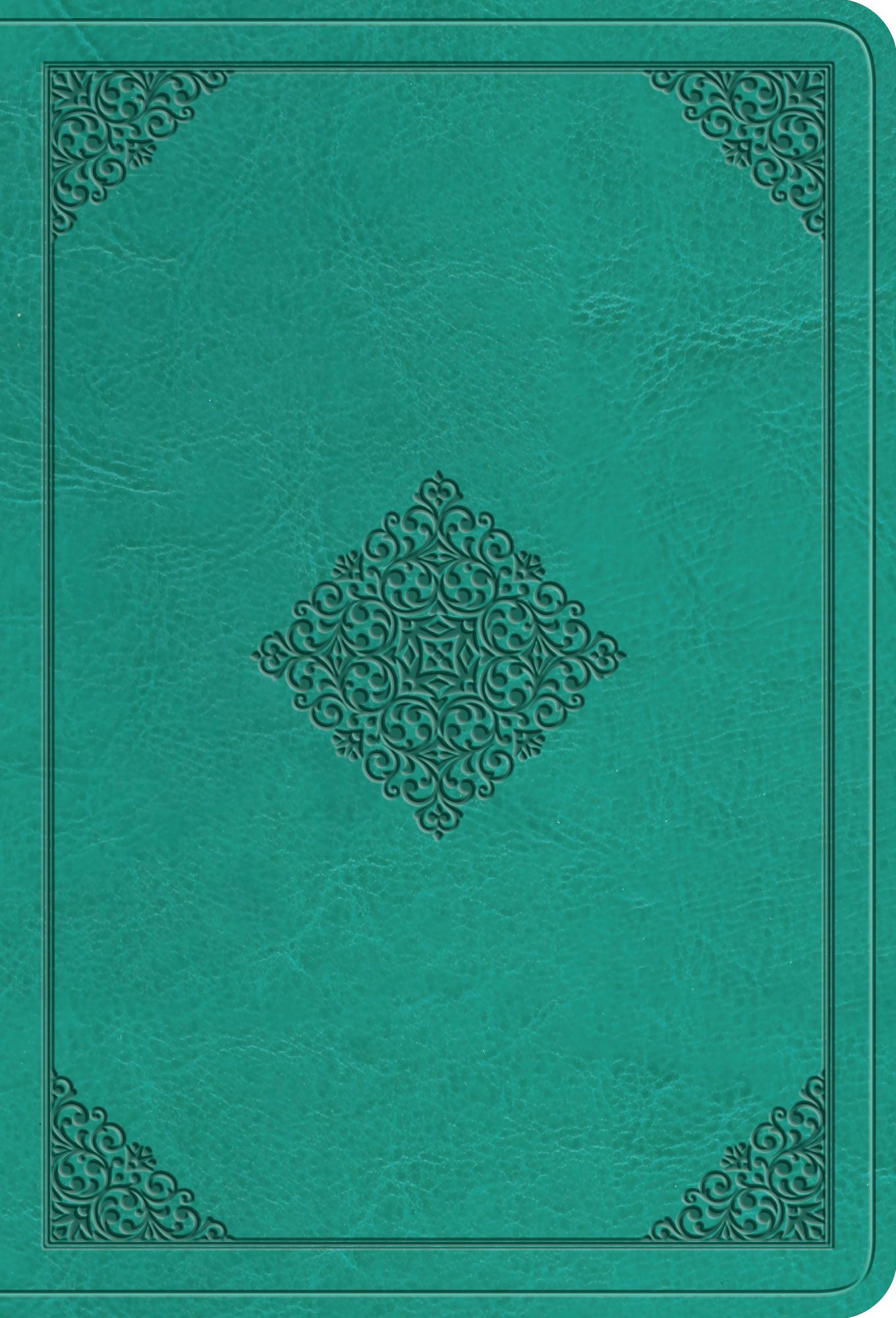 Holy Bible : English Standard Verson Value, Teal, Trutone, Ornament Design