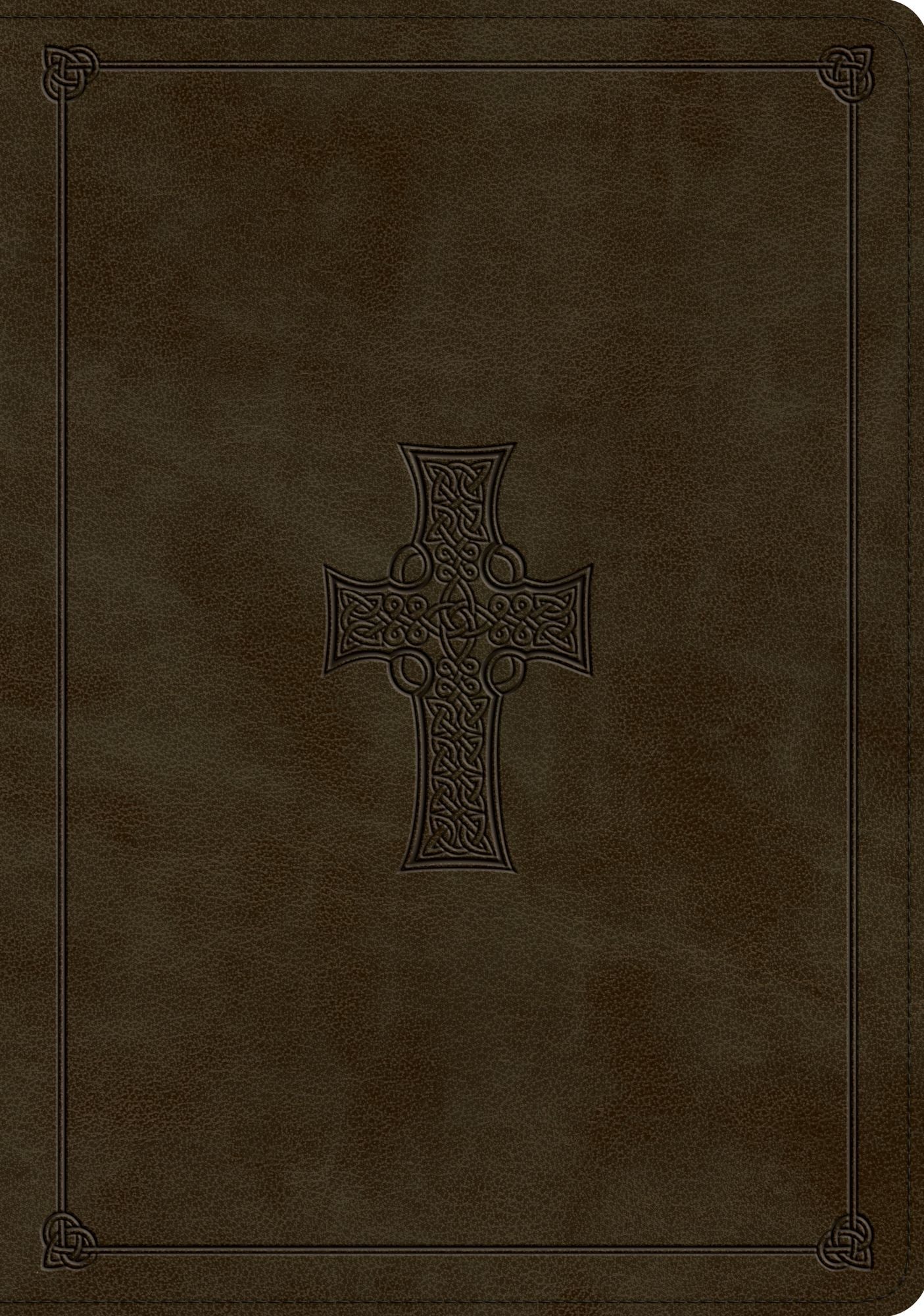 ESV Study Bible (TruTone, Olive, Celtic Cross Design)
