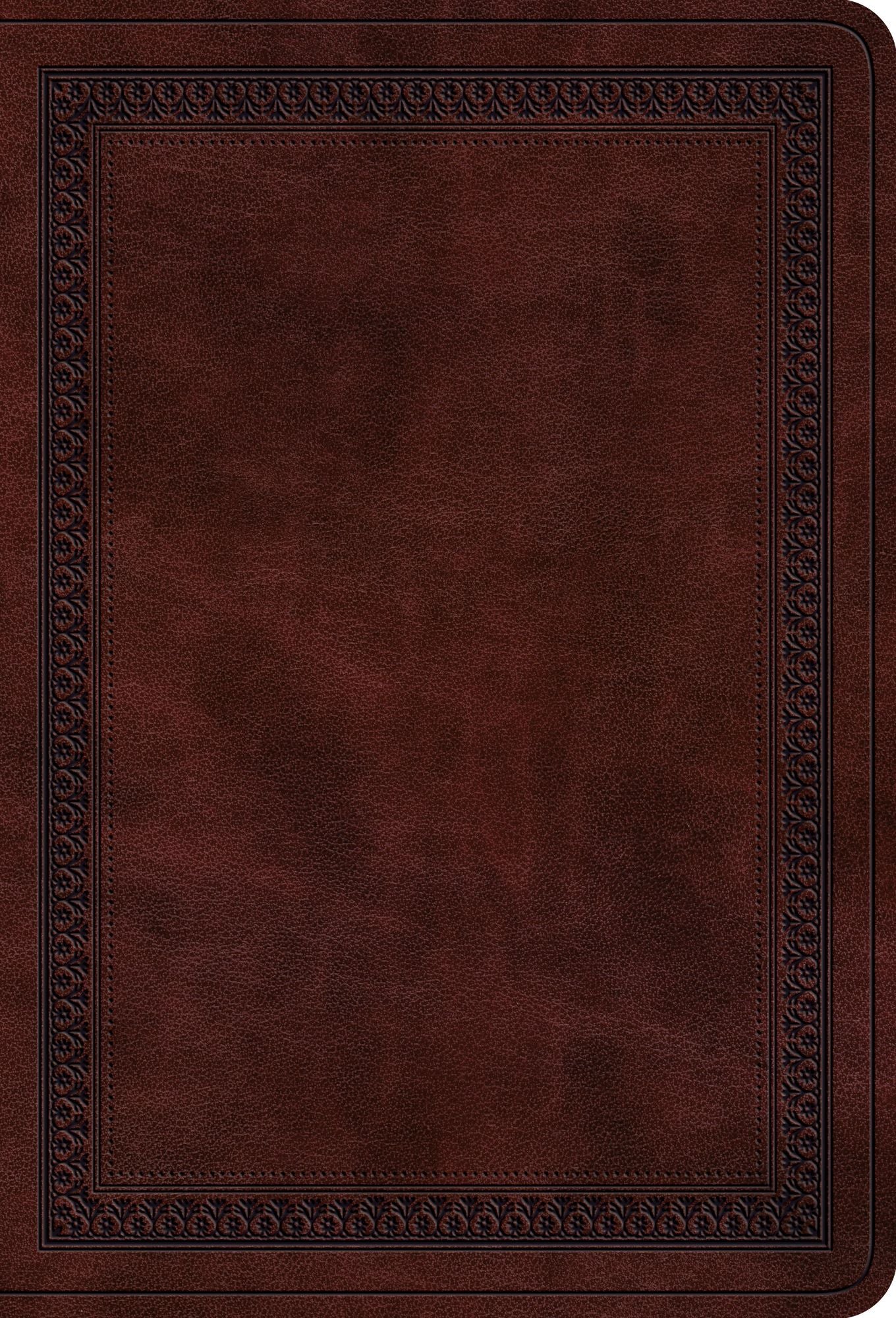 The Holy Bible : English Standard Version, Mahogany, Trutone, Border, Value Bible