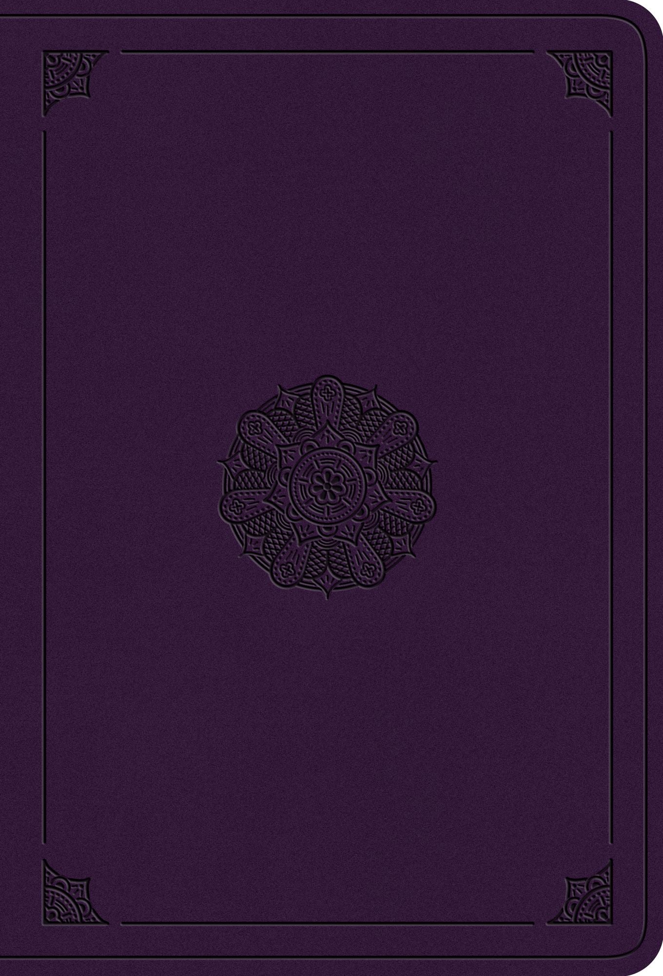 Holy Bible : English Standard Version, Lavender, Trutone, Emblem Design, Value, Large Print