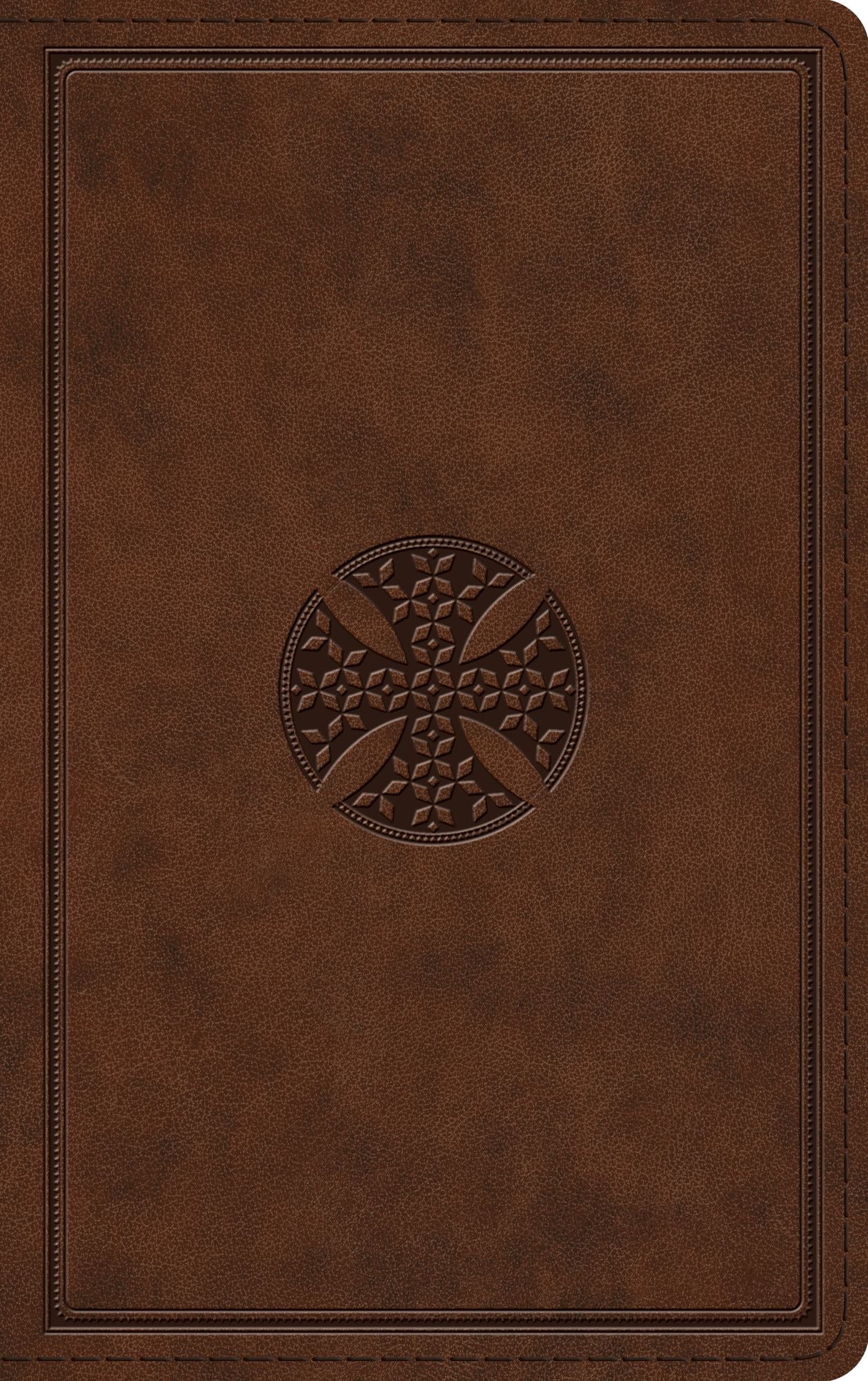 ESV Thinline Bible (TruTone, Brown, Mosaic Cross Design)