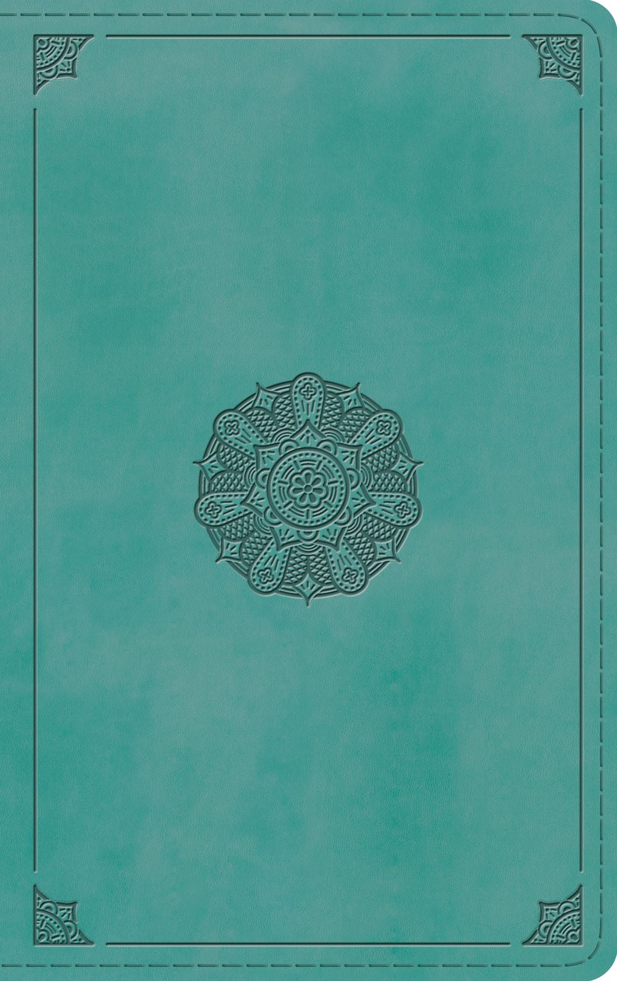 ESV Thinline Bible (TruTone, Turquoise, Emblem Design)