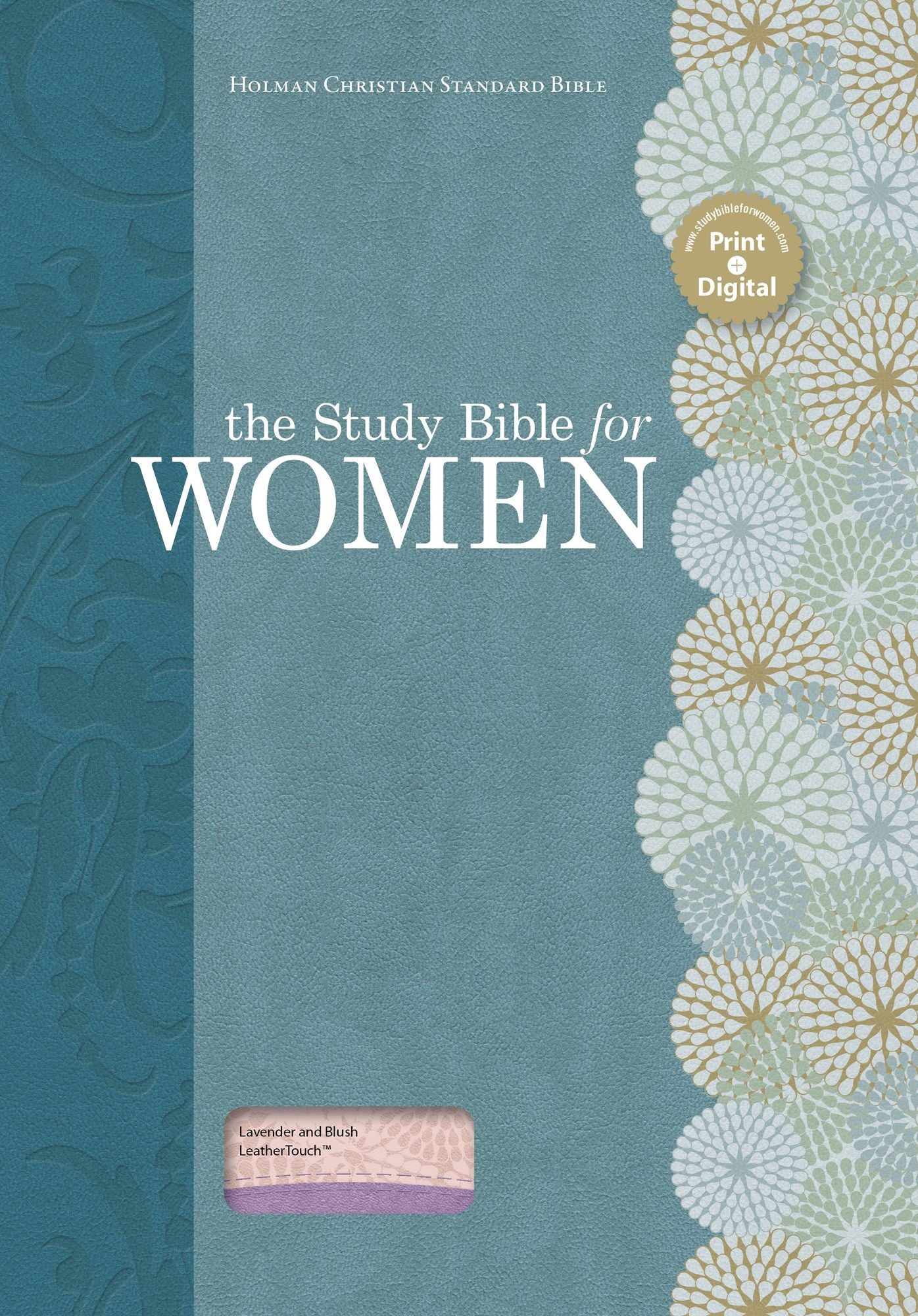 STUDY BIBLE FOR WOMEN, LAVENDER/BLUSH LT