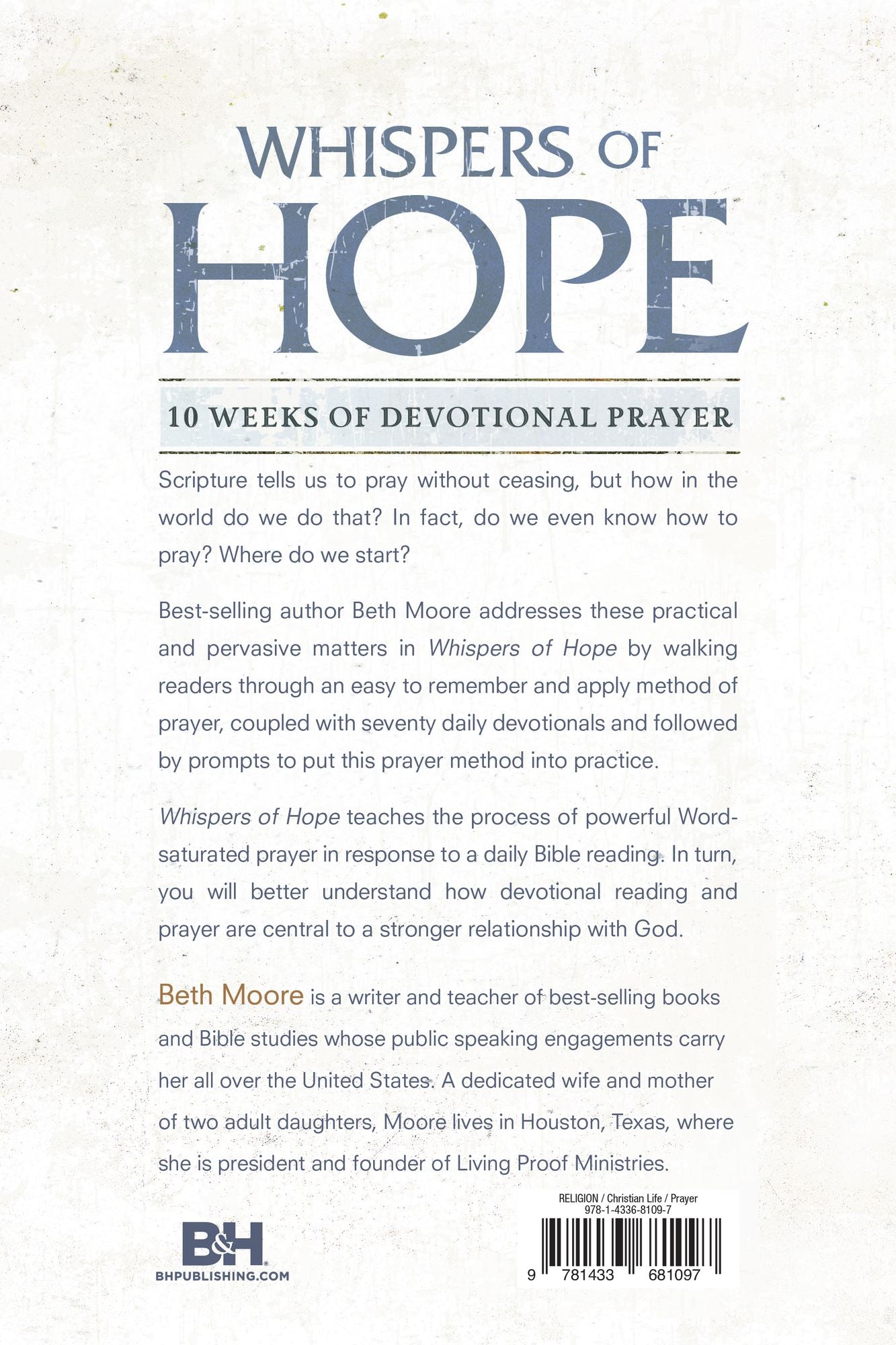Whispers of Hope: 10 Weeks of Devotional Prayer