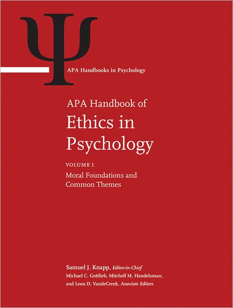 APA Handbook of Ethics in Psychology
