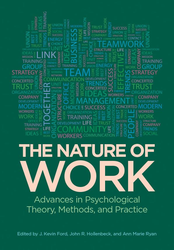 The Nature of Work : Advances in Psychological Theory, Methods,and Practice