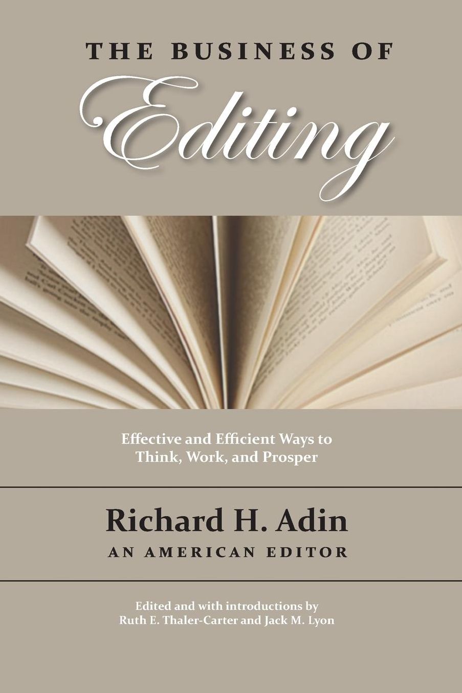 The Business of Editing