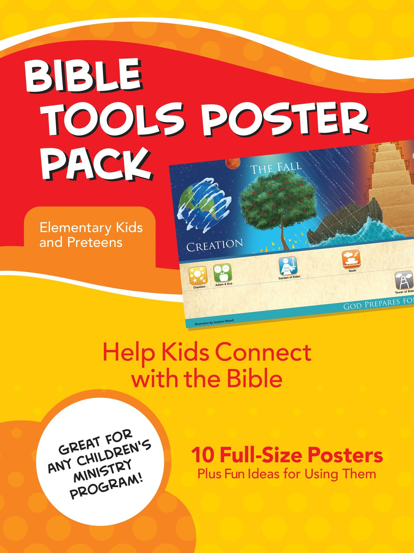 Bible Tools Poster Pack for Elementary Kids and Preteens : 10 Full-size Posters