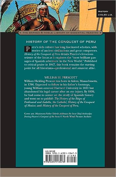 History of the Conquest of Peru (Barnes & Noble Library of Essential Reading)