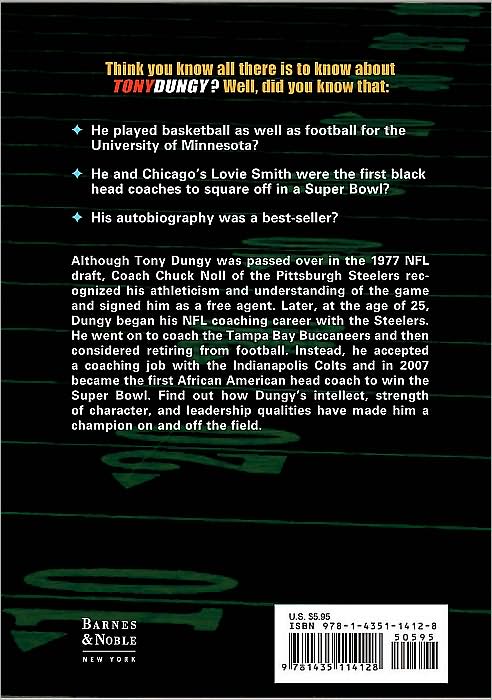 Tony Dungy (Sports Heroes and Legends Series)