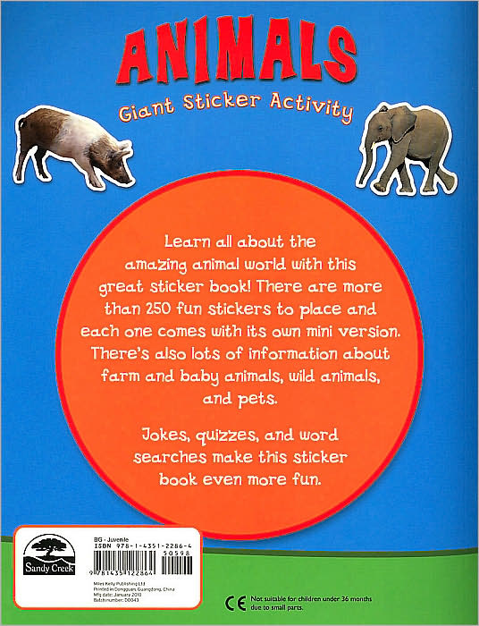 Giant Sticker Activity Animals