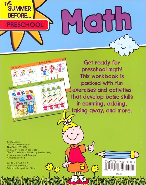 The Summer Before...Preschool: Math