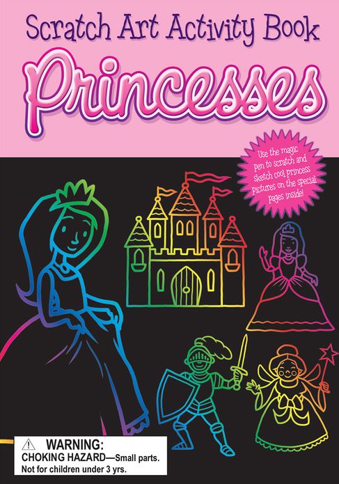 Princess Scratch Art