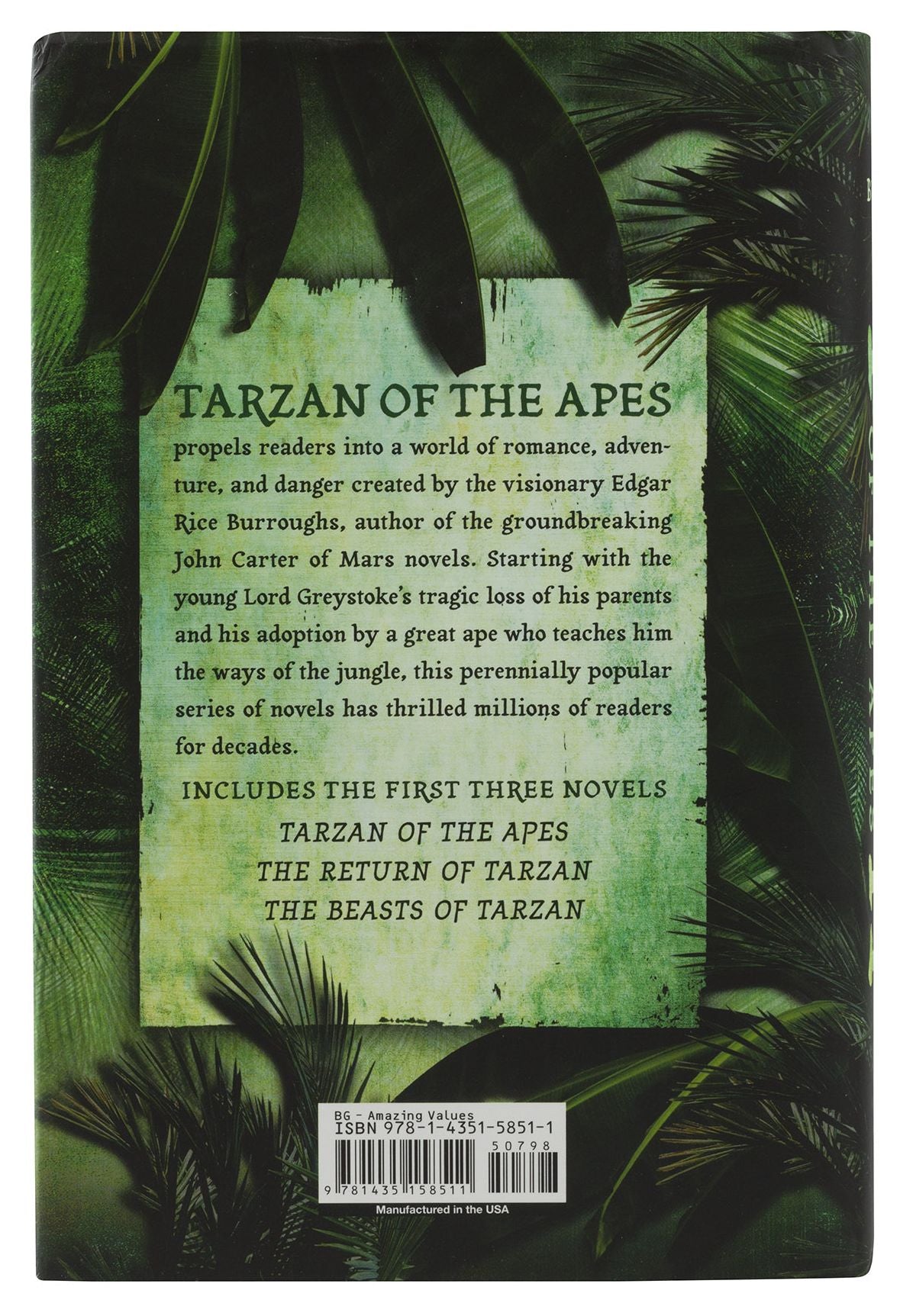 Tarzan of the Apes: The First Three Novels
