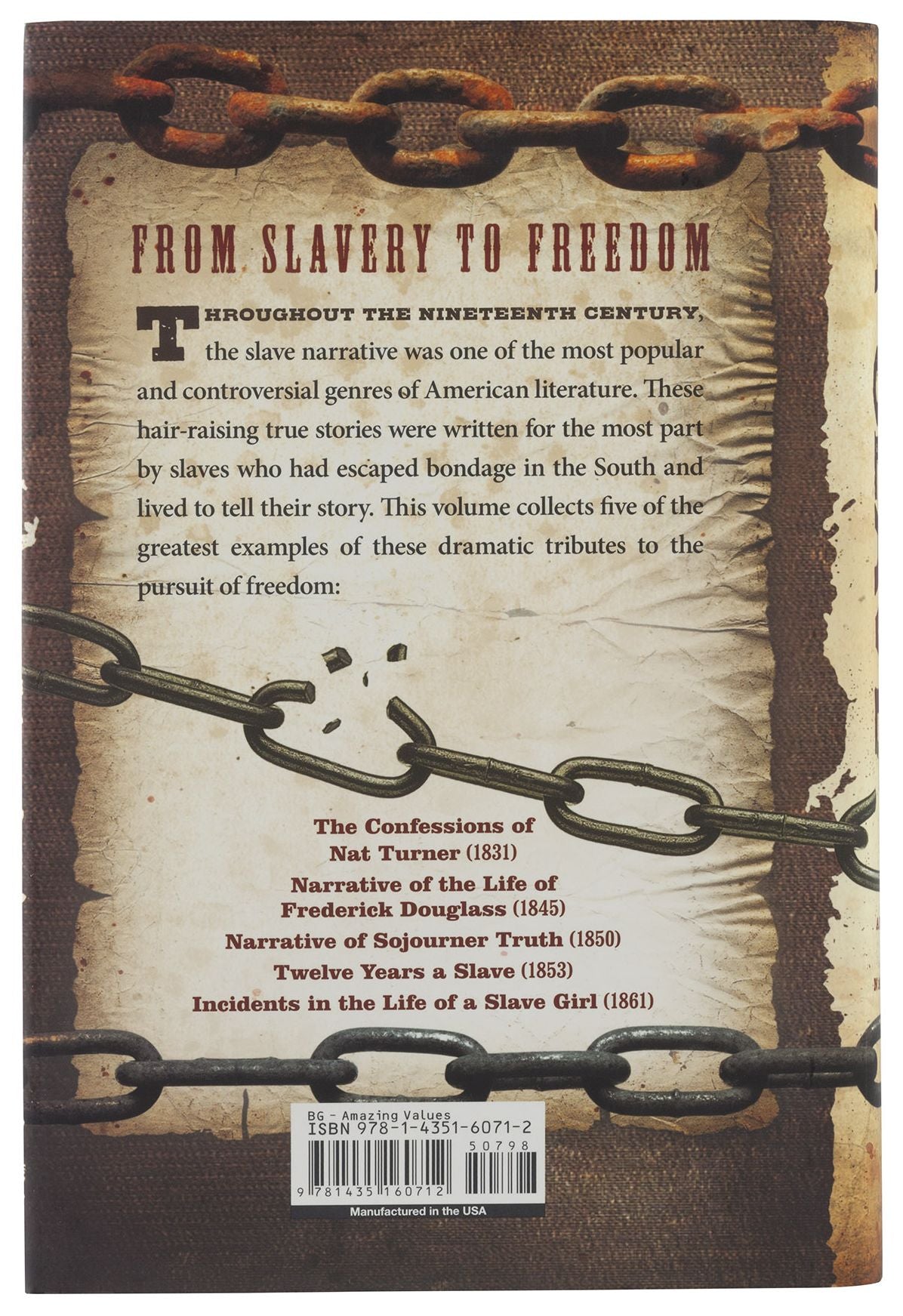 Twelve Years a Slave and Other Slave Narratives
