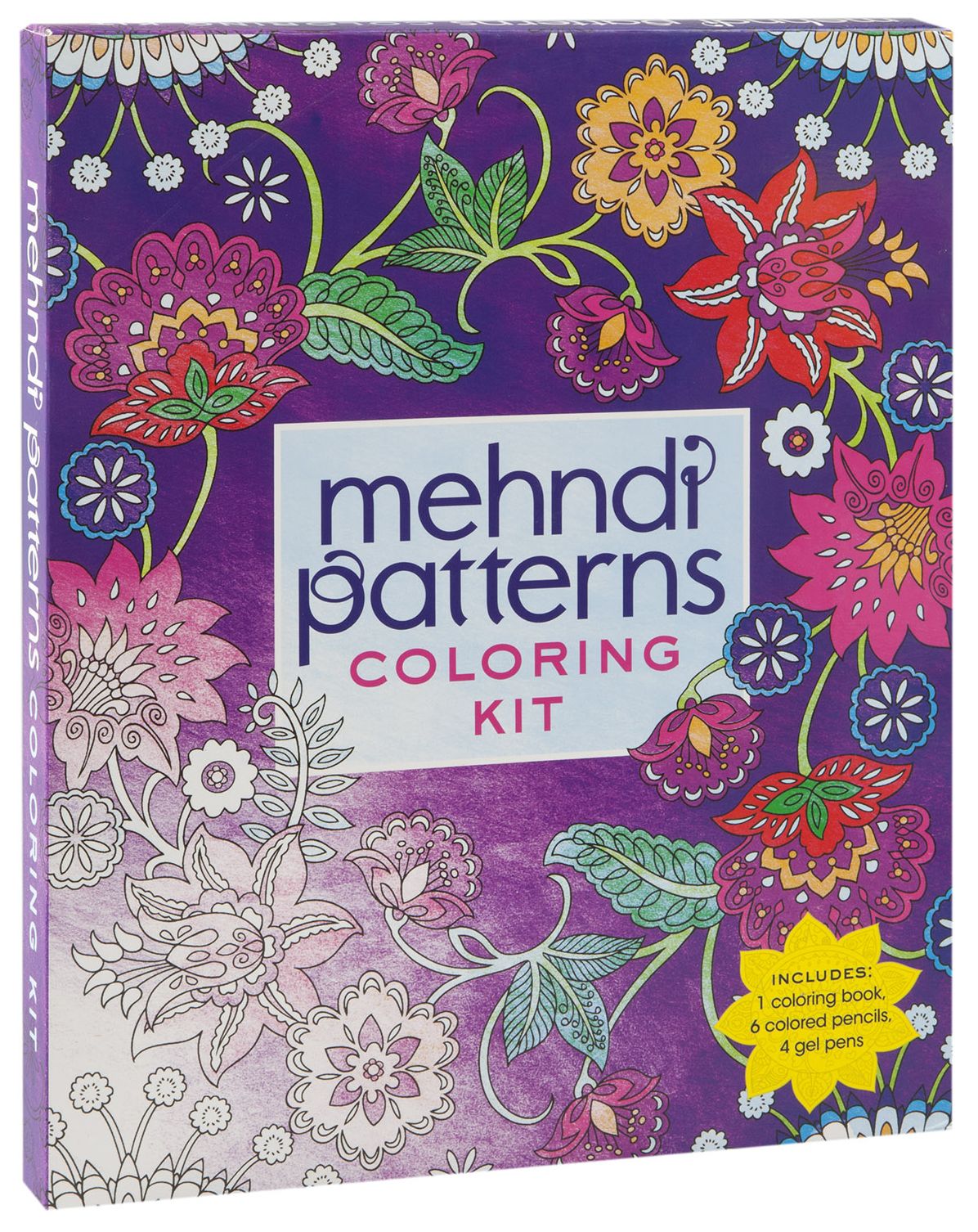 Mehndi Patterns Coloring Kit