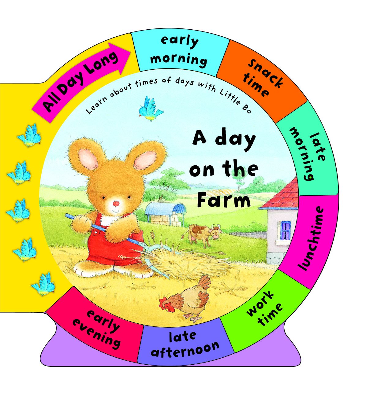 A Day on the Farm - Day by Day Circular Tab Book