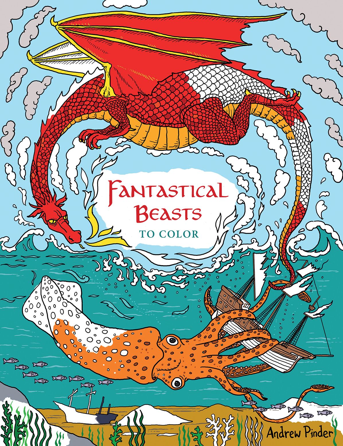Fantastical Beasts to Color