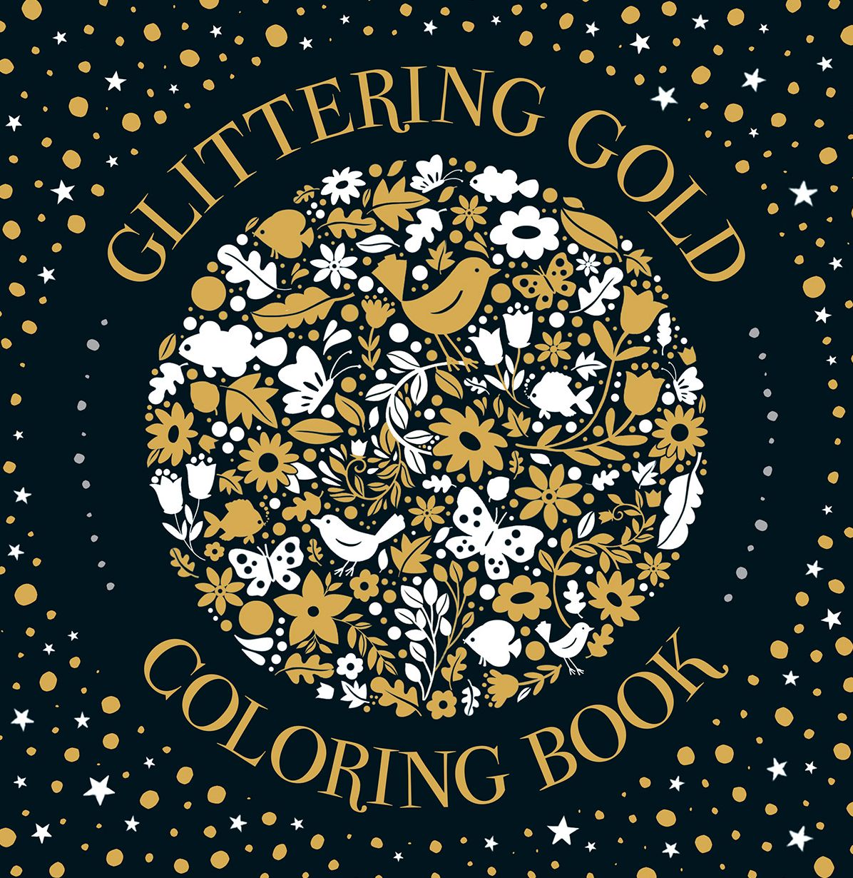 Glittering Gold Coloring Book