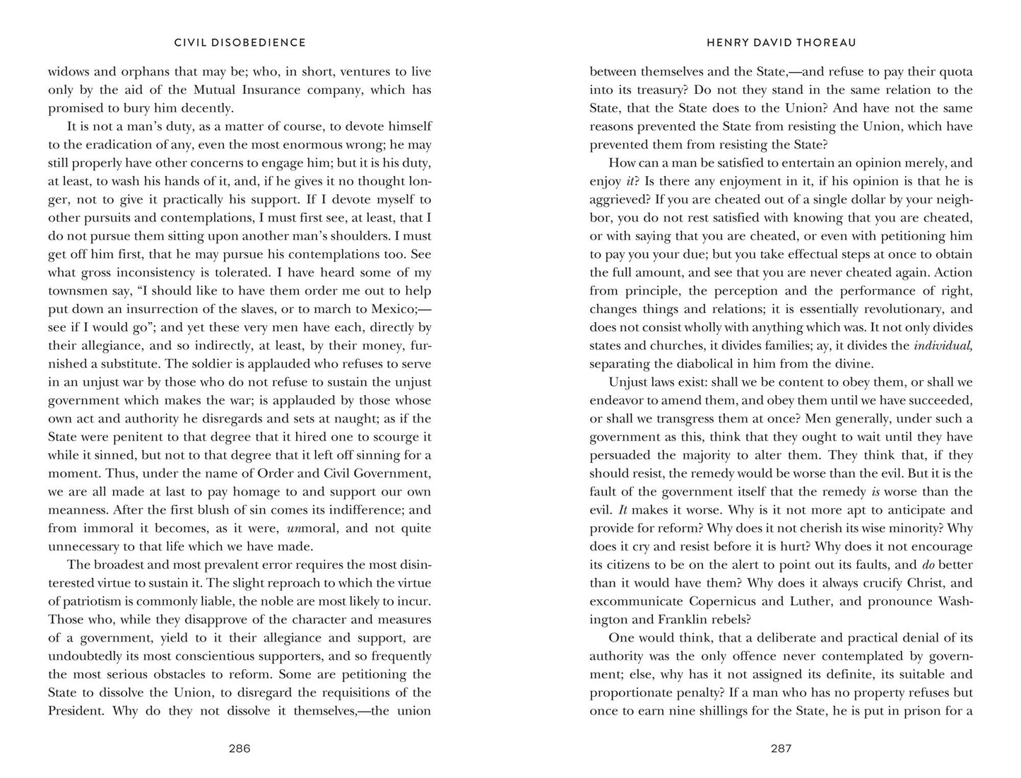 Walden and Civil Disobedience