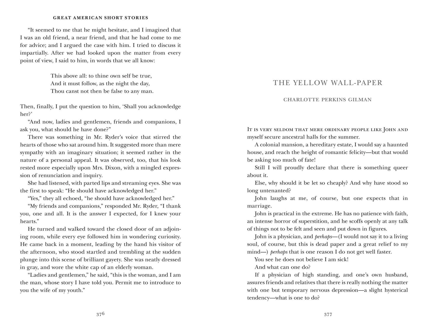 Great American Short Stories