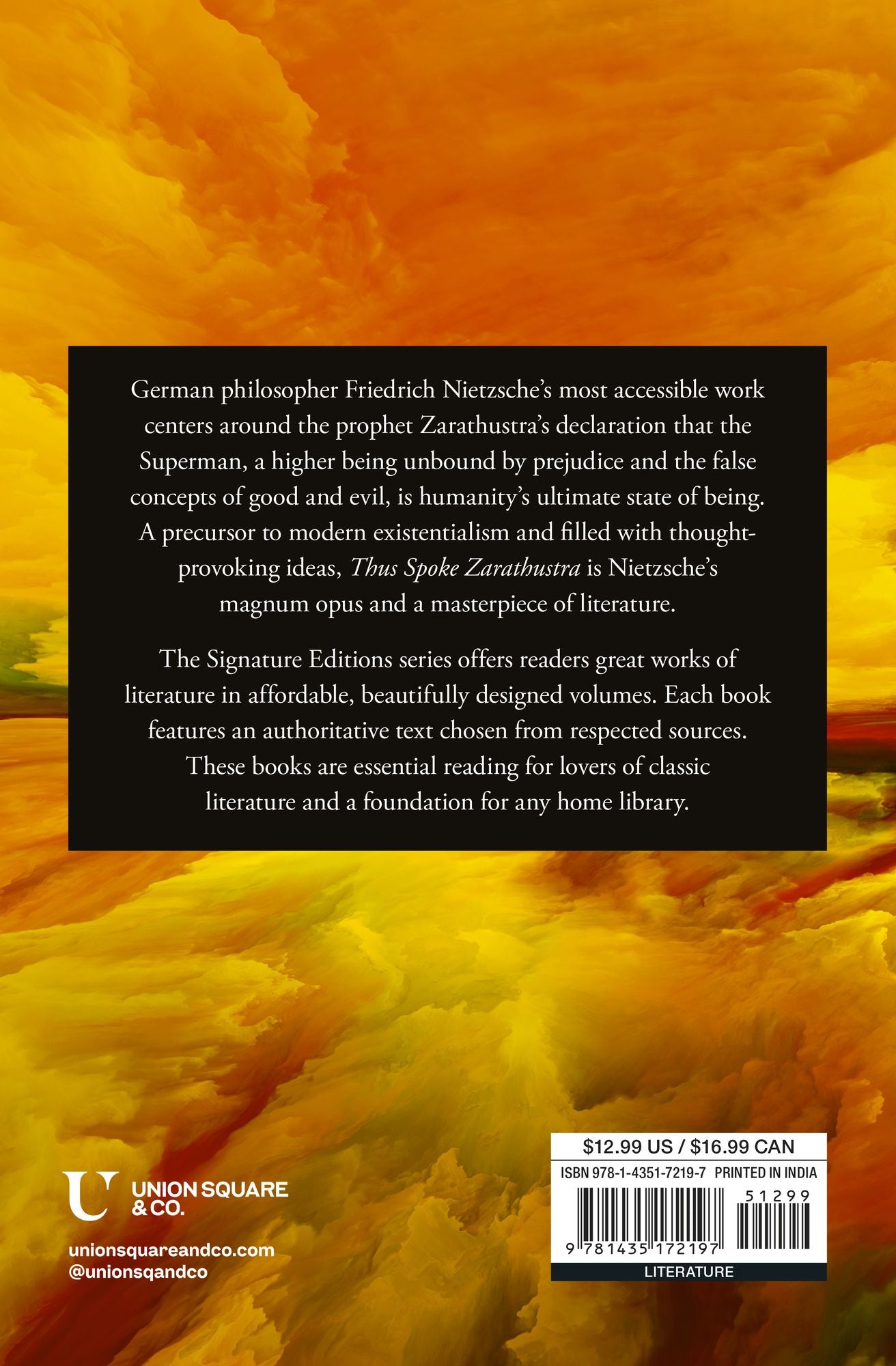 Thus Spoke Zarathustra
