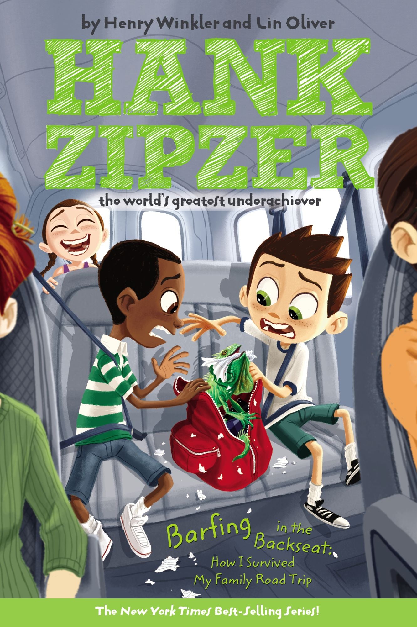 Barfing in the Backseat: How I Survived My Family Road Trip (Hank Zipzer Series #12)