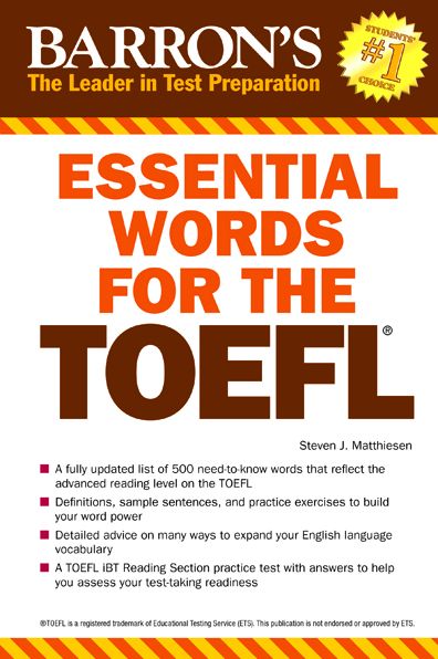 Essential Words for the TOEFL, 6th Edition