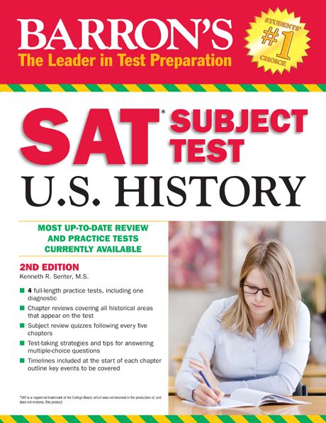 Barron's SAT Subject Test in U.S. History, 2nd Edition