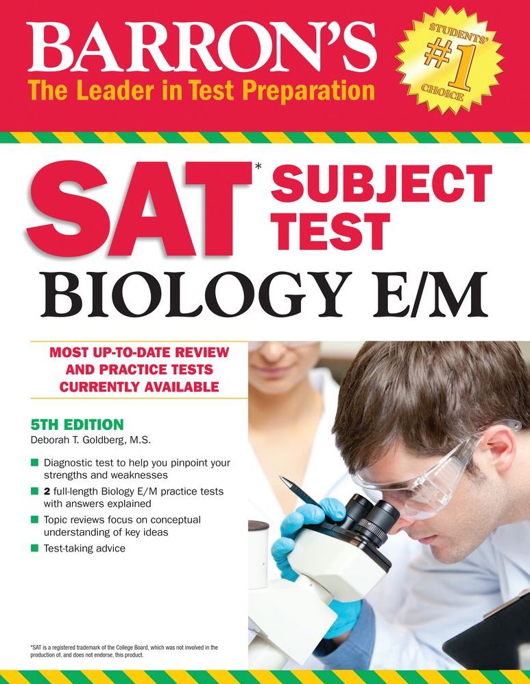 Barron's SAT Subject Test Biology E/M, 5th Edition