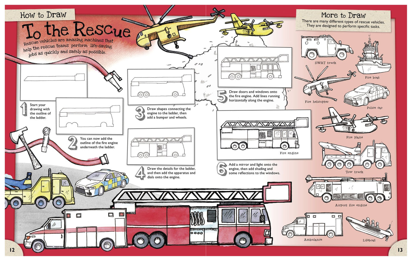How to Draw Awesome Vehicles: Land, Sea, and Air: Packed with Over 100 Incredible Vehicles