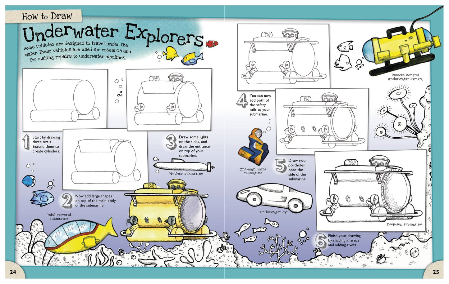 How to Draw Awesome Vehicles: Land, Sea, and Air: Packed with Over 100 Incredible Vehicles