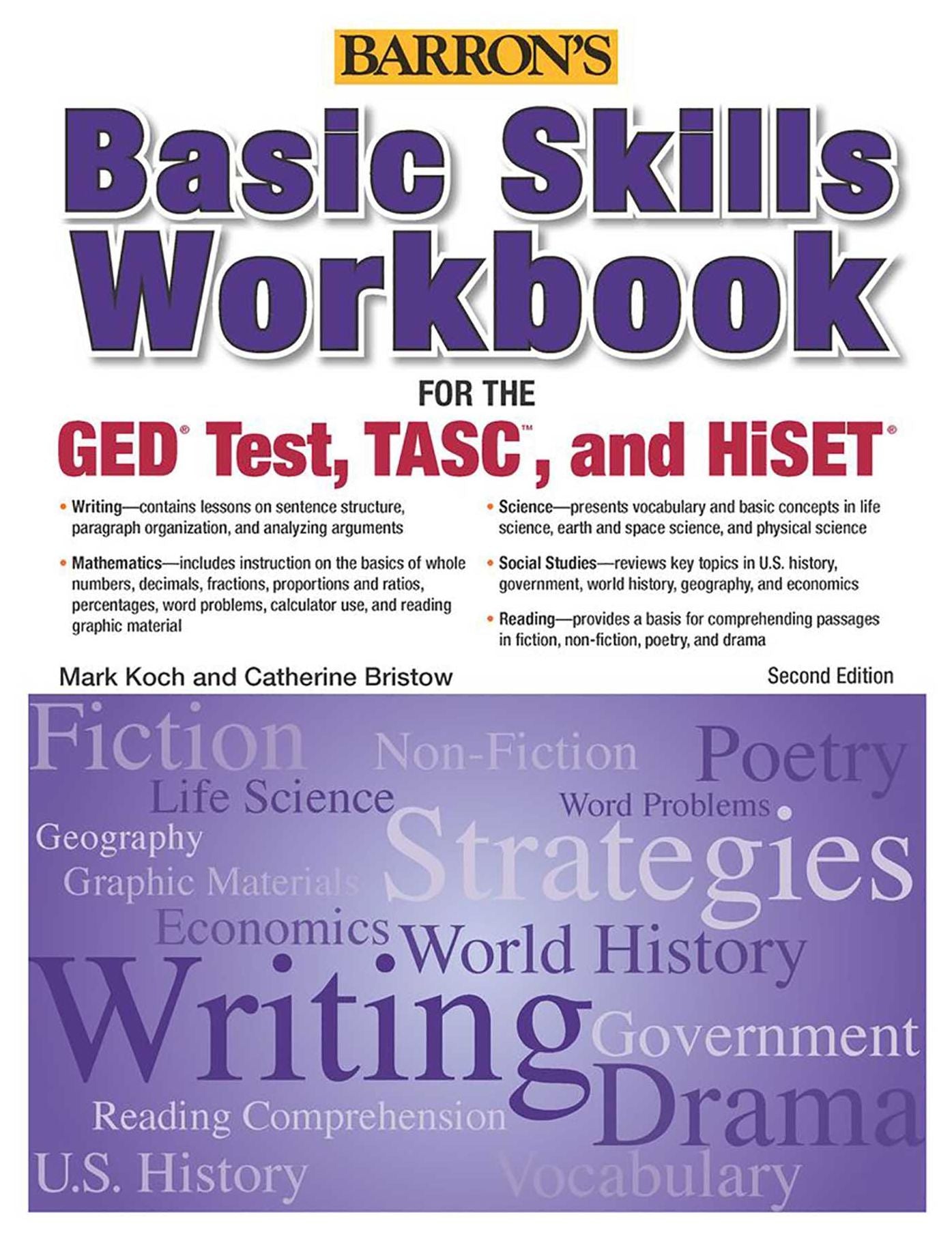 Basic Skills Workbook For The GED&reg; TEST, TASC, And HiSET