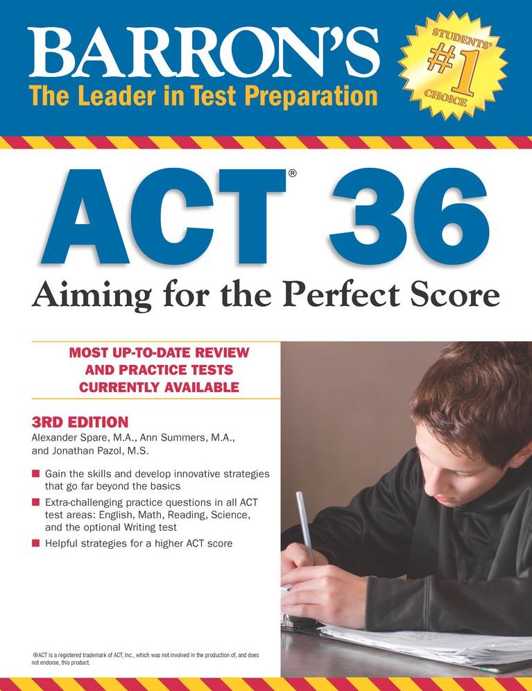 Barron's ACT 36: Aiming for the Perfect Score