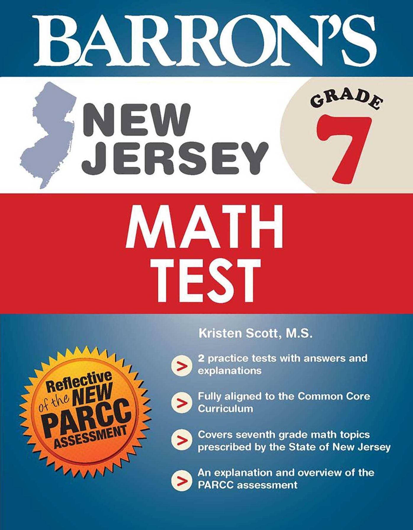 Barron's New Jersey Grade 7 Math Test