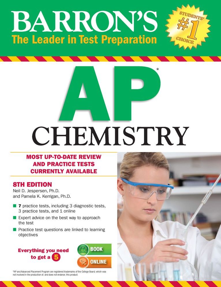 Barron's AP Chemistry, 8th Edition