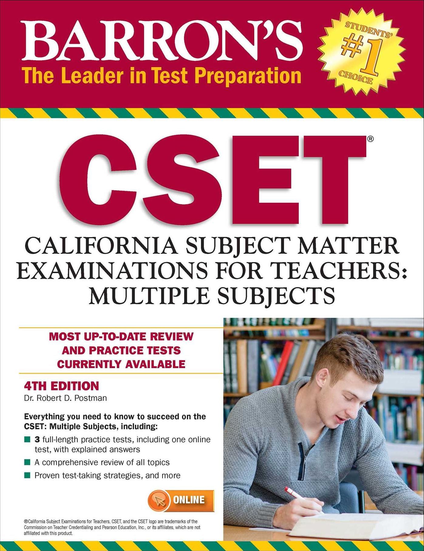 Barron's CSET, 4th Edition: California Subject Matter Exams for Teachers: Multiple Subjects