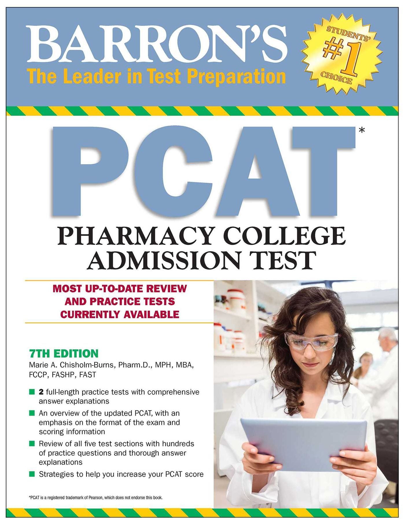 Barron's PCAT, 7th Edition: Pharmacy College Admission Test