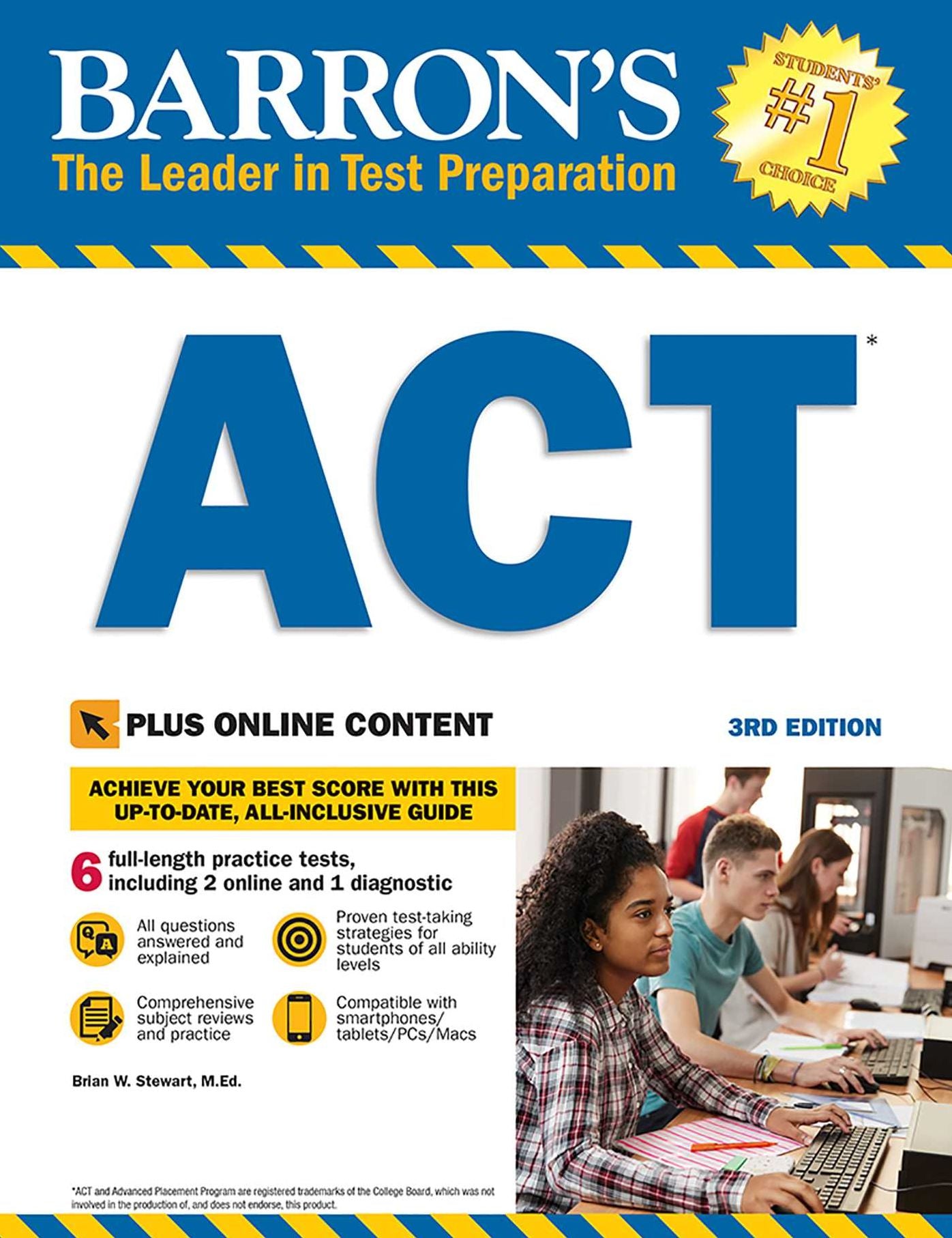 Barron's Act, 3rd Edition: With Bonus Online Tests